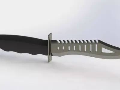 Shark knife 3D Model 3D model