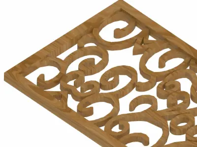 Decorative panel STL 3D model 33