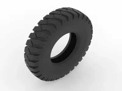 Truck Tyre 3D model by 3D-POLY-CRAFT-STUDIO