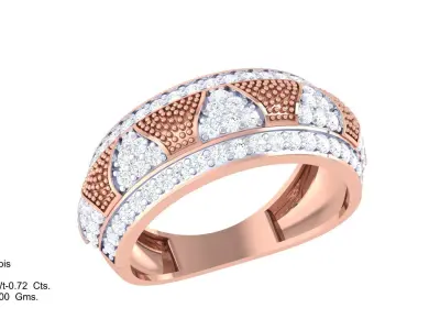 Band Ring - 46 3D print model
