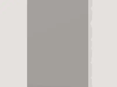 Fortress Rough Stone Wall Section 3D model