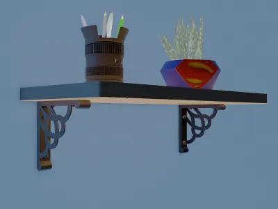 Shelf Bracket  8 3D print model