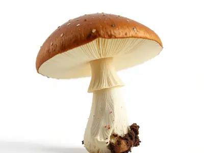 Realistic Mushroom Model Pack Low-poly 3D model