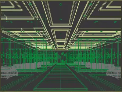 Locker room  3D model