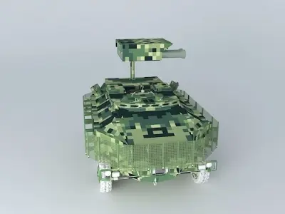 ARGO DEFENCE INDUSTRIES ADI  JLTV Scorpion MK 1 w wire cage a... 3D model