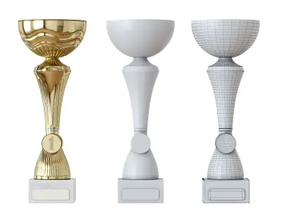 Sports awards 3D model