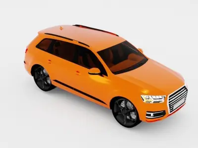 SUV based off Audi Q7 3D model