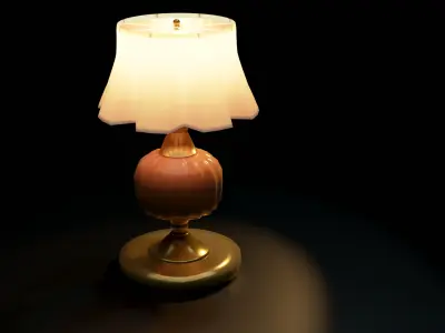 European Style Lamp 3D model