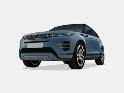 Range Rover Evoque 2020 Low-poly 3D model