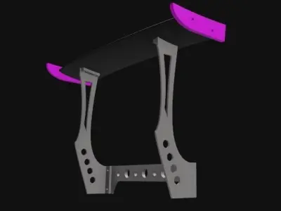 RC 1 10 Rear Spoiler GT Wing Rocket Bunny  3D print model