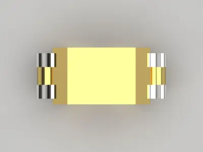 Luxury man Rolex design diamond ring model ror0050 3D print model