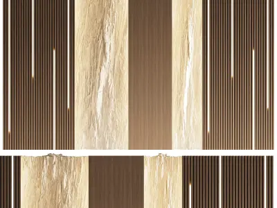 Wall 3D panel 13 3D model