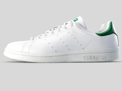 adidas stan smith green 3D model