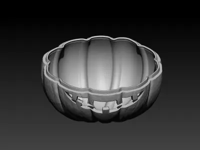 Pumpkin set for halloween 3D print model