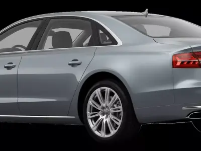 Audi a8 2014 3D model
