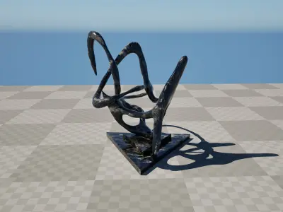 ArchViz Abstract Sculpture 4 3D model