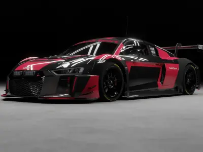 Audi R8 LMS 3D model