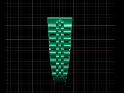 Print Ready STL 3DM  Gents Rings Diamond Men Ring  3D print model 125