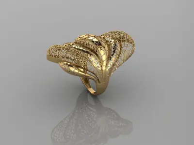 TORTURIAL RING 3D print model get