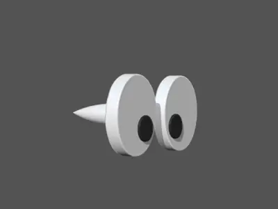 Funny pins for decoration 3D print model