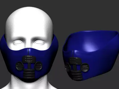 helmet high poly sculpt 3d printable 3D model 3D model