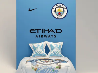 Manchester City Bed 3D model