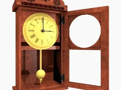Pendulum Clock 3D model