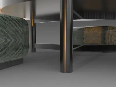 almofadas three different stools 3D print model
