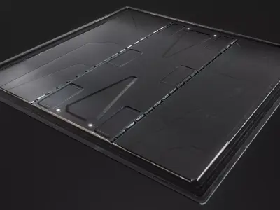 Sci-fi floor 3D model