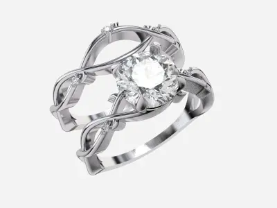 diamond Ring 3D print model