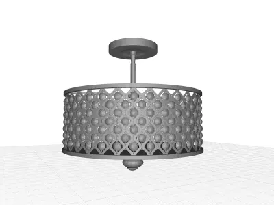 Augustine Semi Flush Mount 3D model
