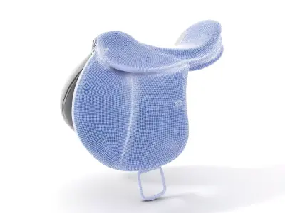 Sleek Saddle model pack Low-poly 3D model