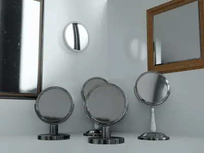 Mirror Pack Low-poly 3D model