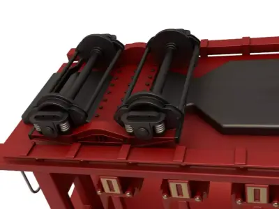 Amusement Park Train Car 3D model