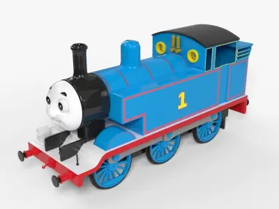 Thomas the Train Low-poly 3D model