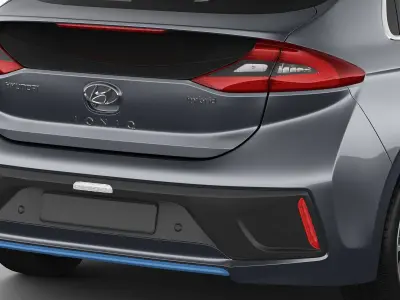 Hyundai Ioniq Hybrid 2017 3D model