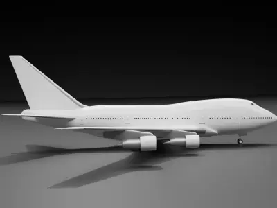 Boeing 747SP 3D model