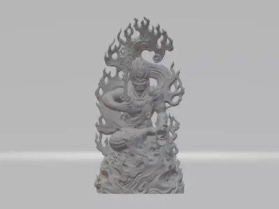 Buddha Statue of Acala 3D print model