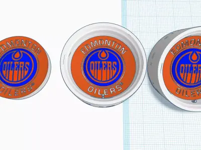NHL rims Edmonton Oilers 3D print model