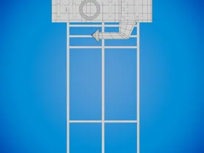 MOTEL POSTER Free low-poly 3D model