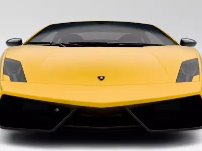 Lamborghini Gallardo 2007 Low-poly 3D model
