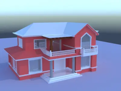 3ds max house  3D model