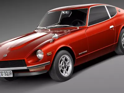 Datsun 240z 1969-1978 3D model