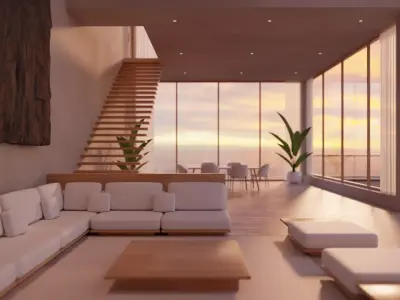 Meta Homes - 01 - Baked Low-poly 3D model