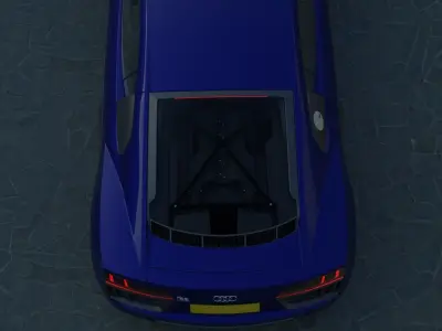 Audi R8 V10 Plus 3D model