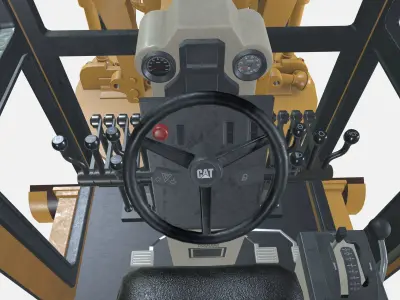 Grader Vehicle 3D model