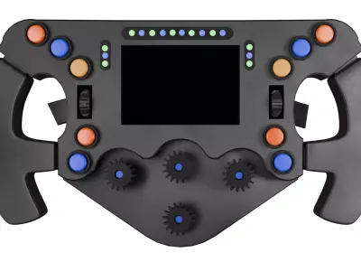 F1 Steering Wheel 3D model