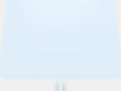 NORBERG Wall-mounted drop-leaf table Low-poly 3D model