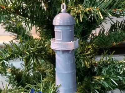 Lighthouse Christmas Decoration Tree STL 3D print model