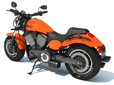 Polaris Victory Judge Motorcycle 3D model
